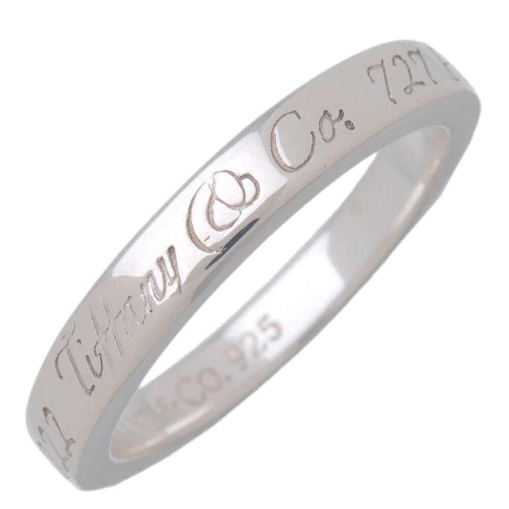 Tiffany & Co. Notes Narrow New York Ring Sterling Silver